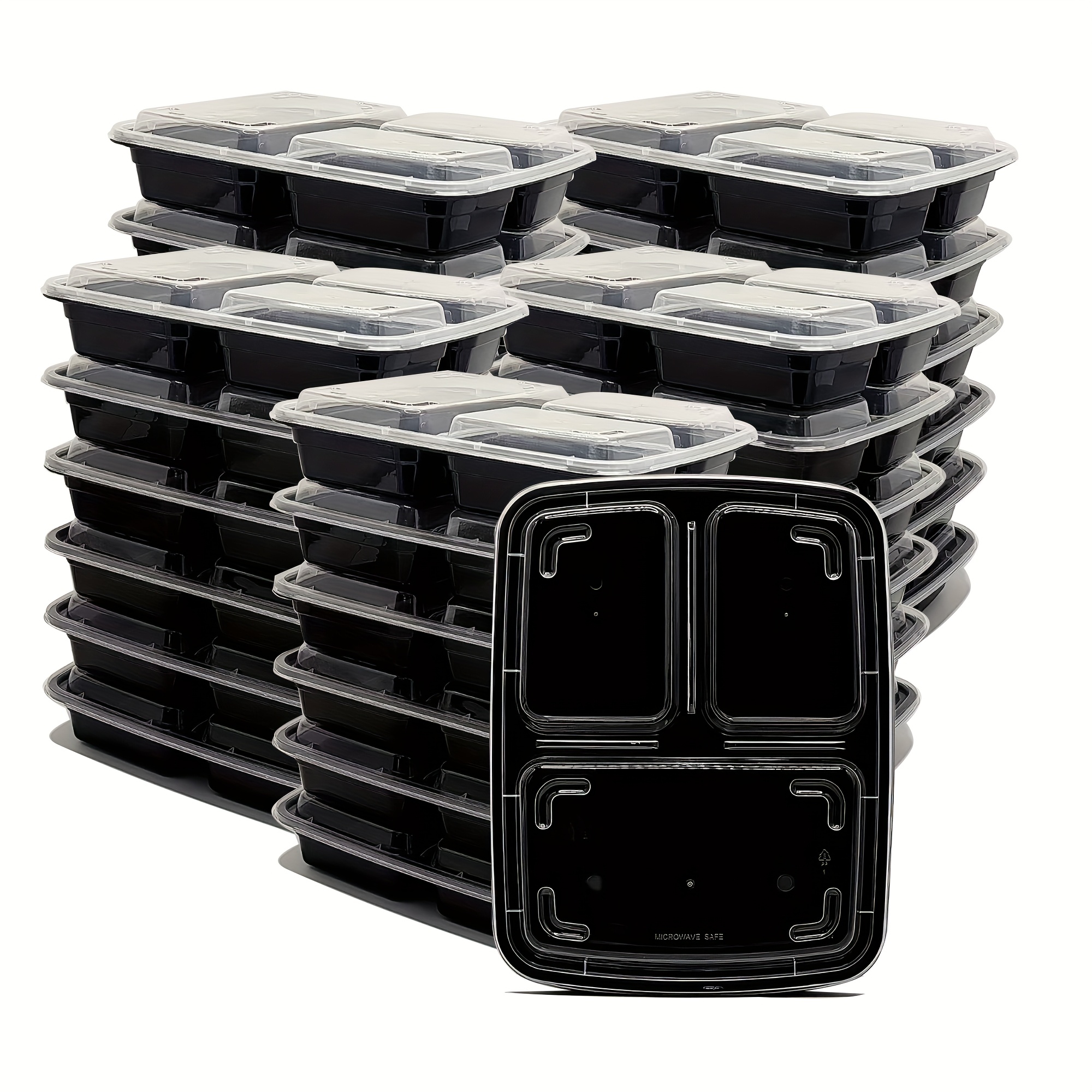 Food Storage Prep Containers - 300pcs Meal Prep Containers 150 Pack,