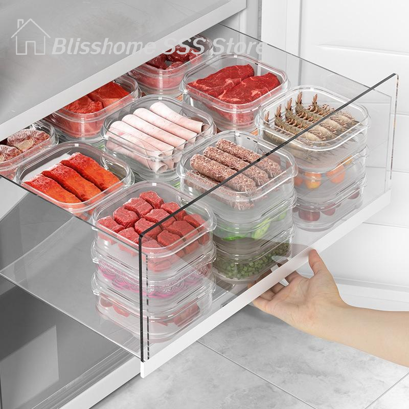 Food Storage Drawer Organizer - 【S】5/10PCS Freeze Meat Preservation Box Refrigerator