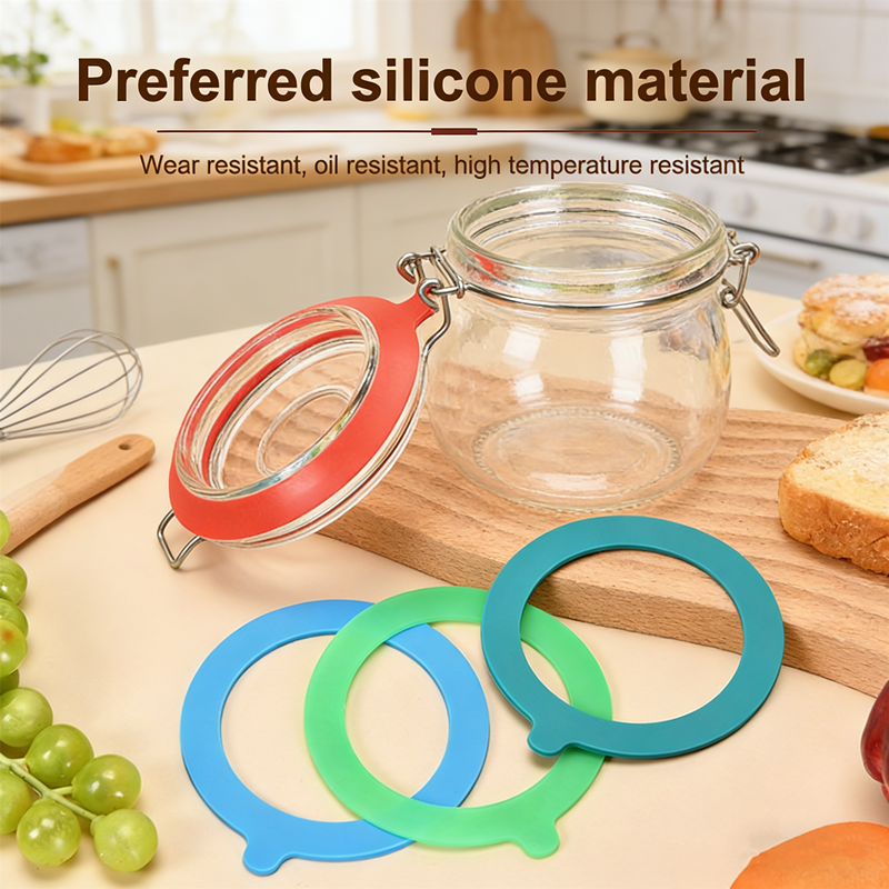 Food Storage Not Plastic - Food Storage Jar Seals 10Pcs Silicone