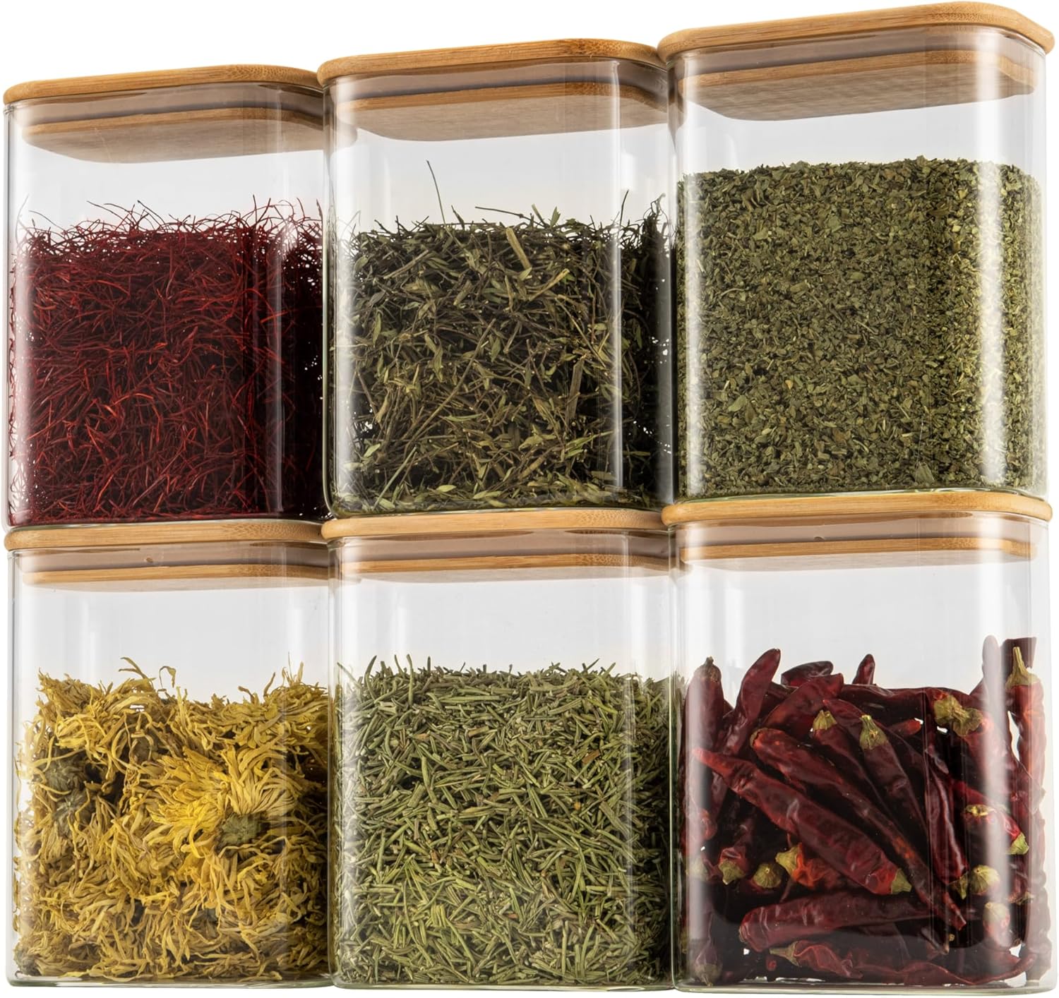 Food Storage Plastic - 37oz Rectangle Airtight Glass Storage Containers
