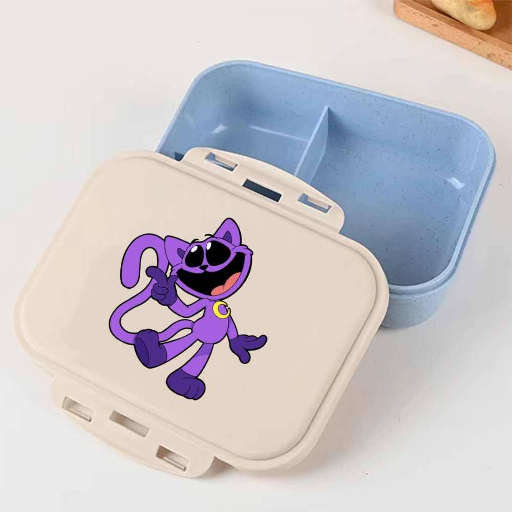 Food Storage Drawer Organizer - Cartoon Poppy Playtime Blue Lunch Box