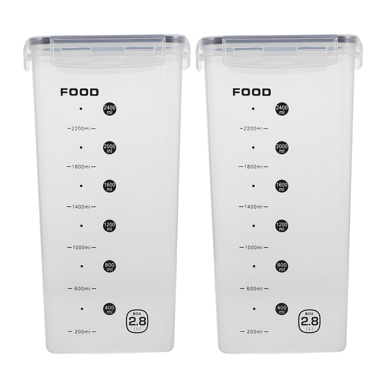 2Pcs Clear Grain Storage Box A - Food Storage Box Plastic recensione e prezzo