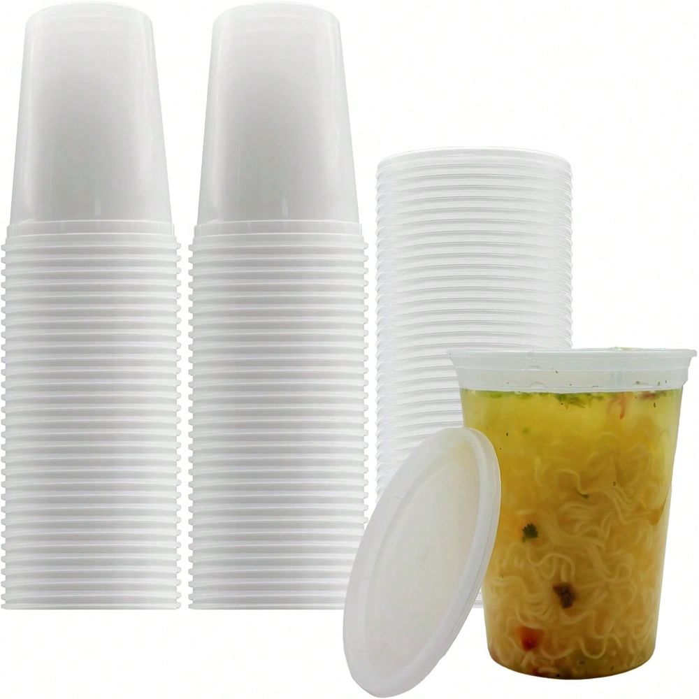 60 Sets 8oz Containers With Li - Food Storage Prep Containers recensione e prezzo