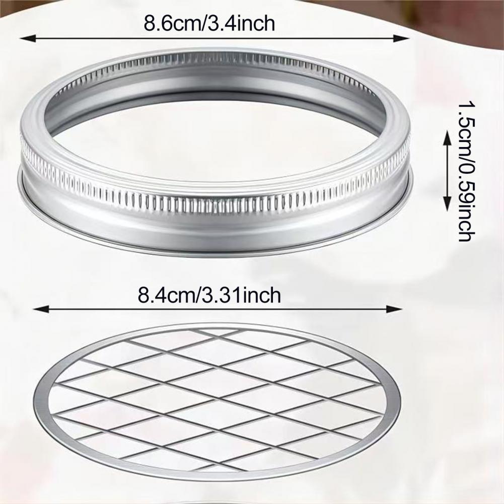Metal Mason Flower Jar Insert  - Mason Jar Wide Mouth recensione e prezzo