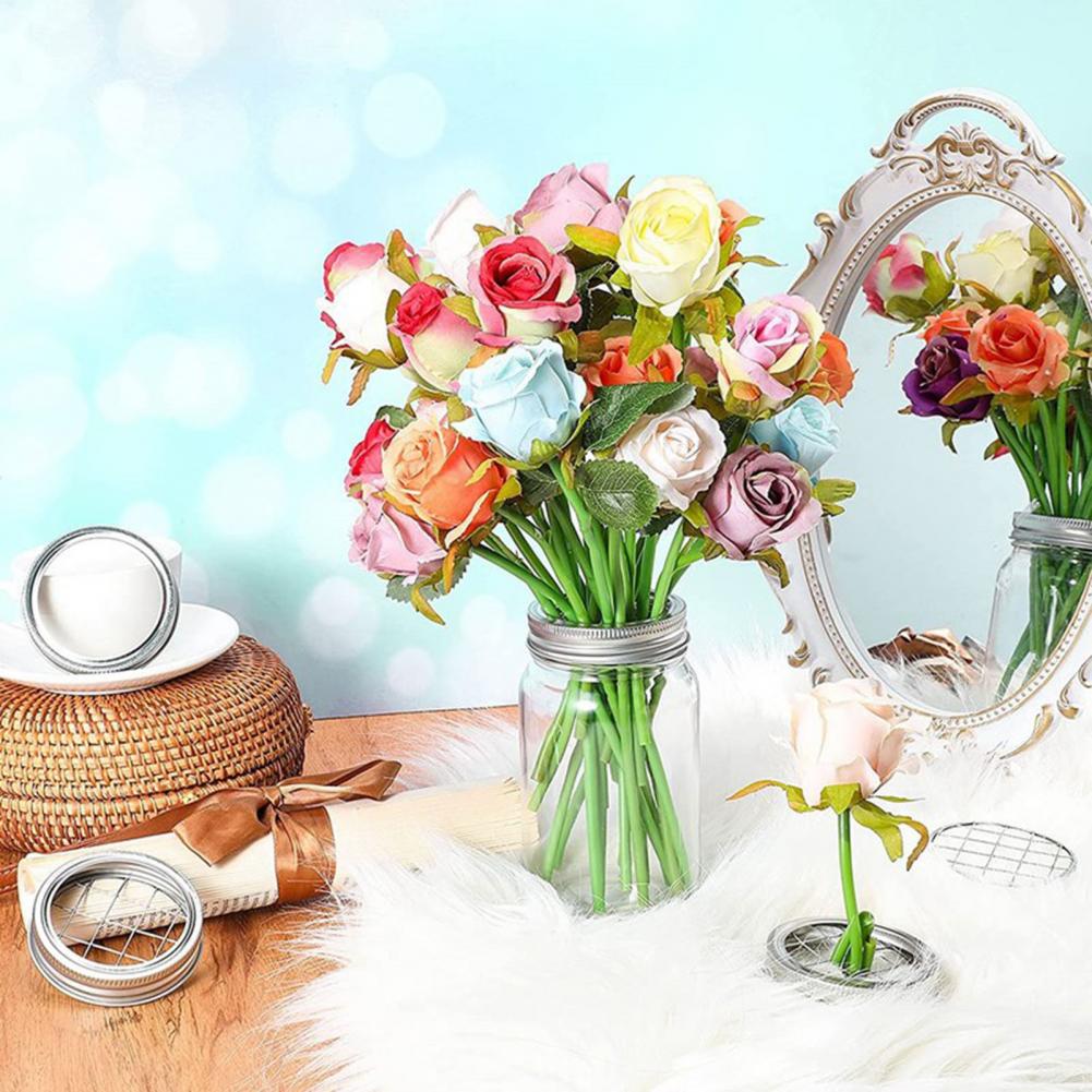 Metal Mason Flower Jar Insert  - Mason Jar Wide Mouth recensione e prezzo