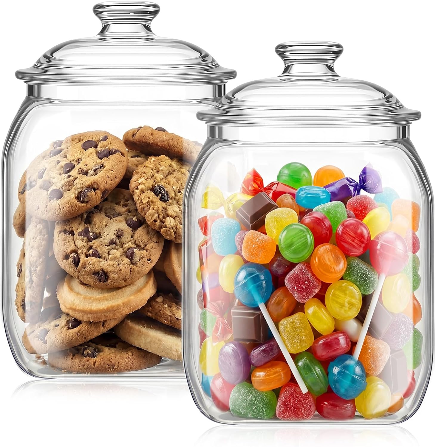 2 Pack Acrylic Cookie Candy Ja - Food Storage Plastic recensione e prezzo