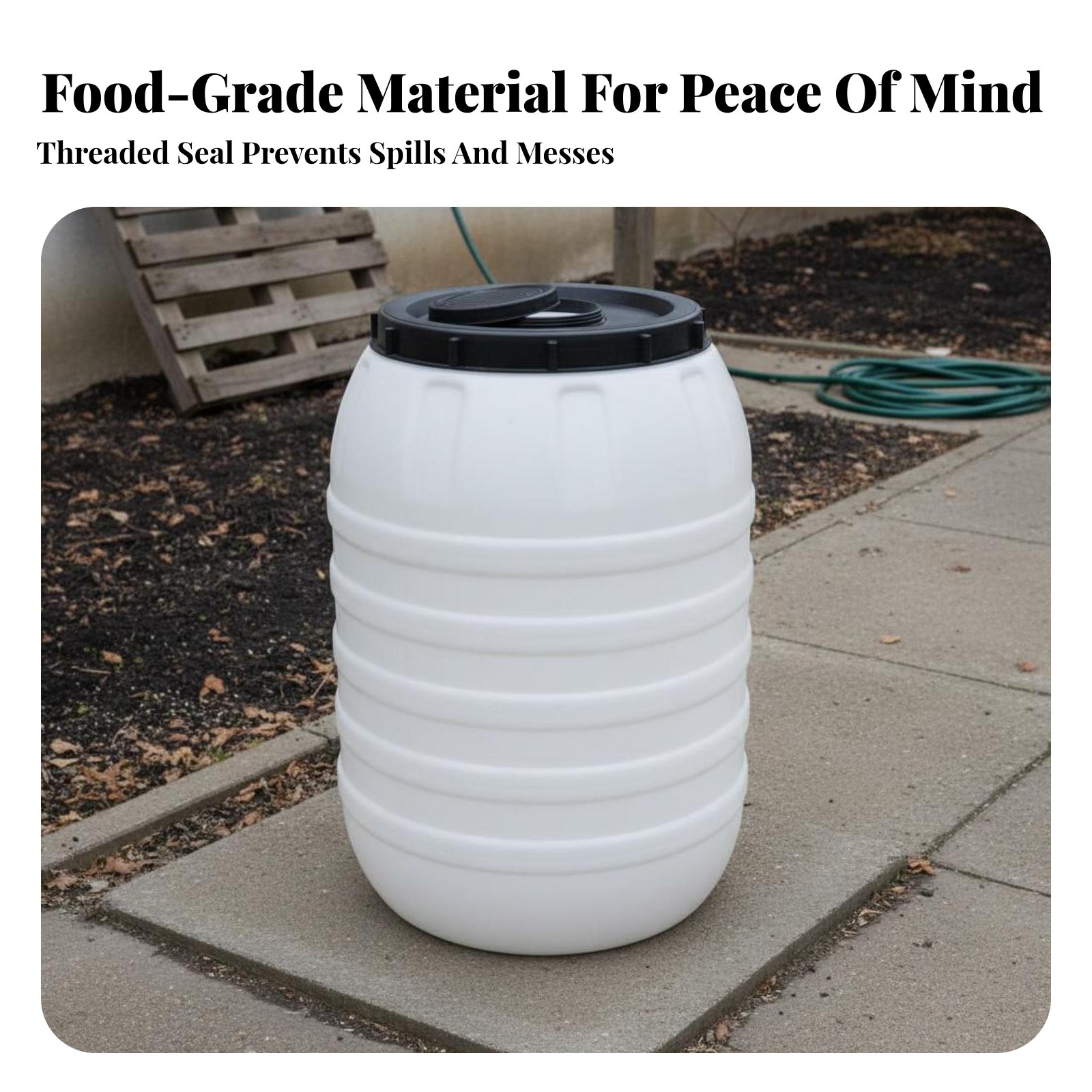 Food Grade Plastic Barrel Airt - Food Storage Plastic recensione e prezzo