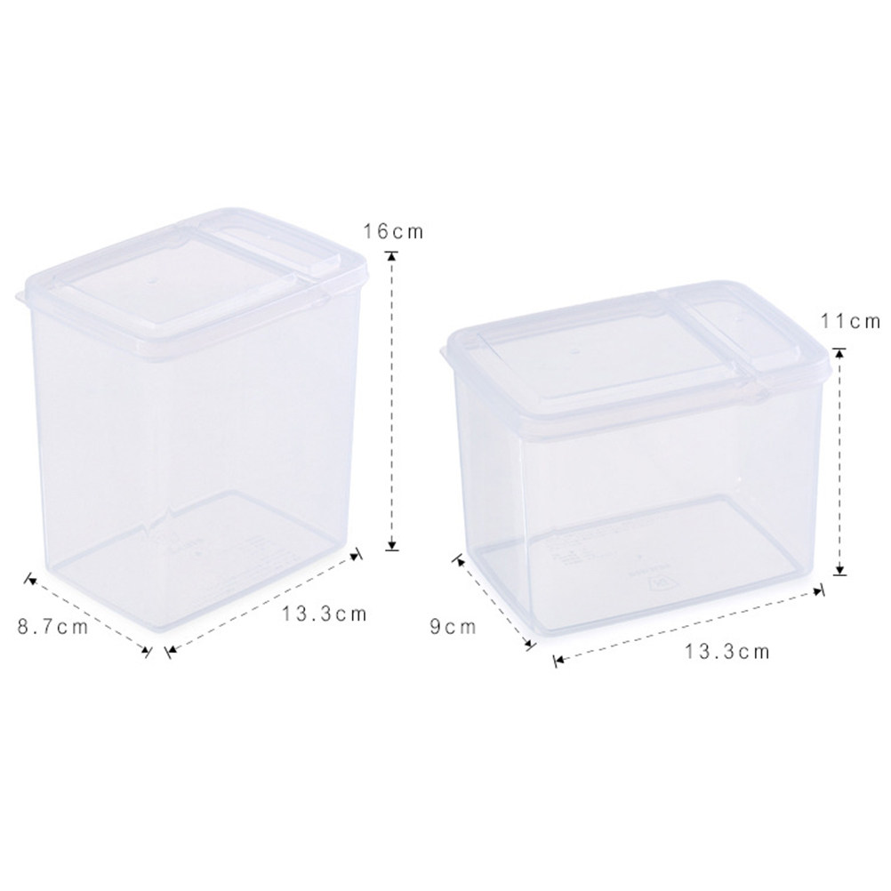 2Pcs Food Storage Containers T - Food Storage Box Plastic recensione e prezzo