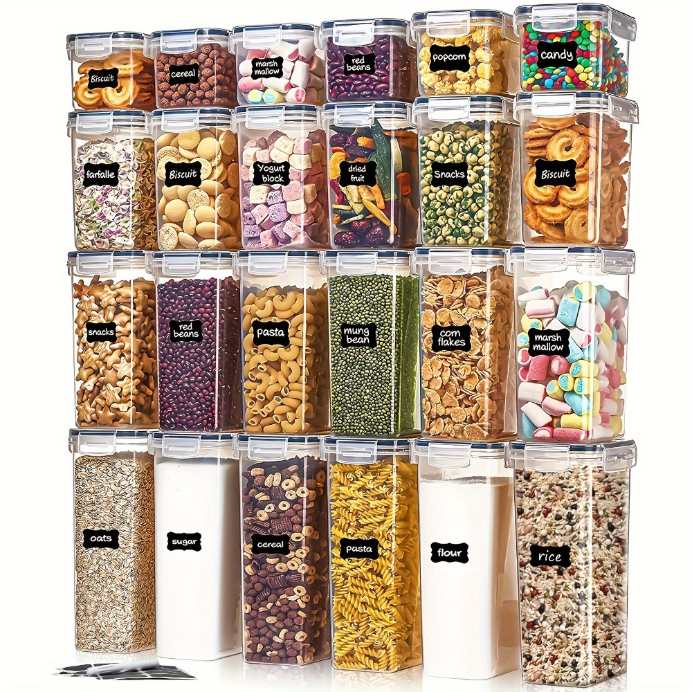 24Pcs Food Storage Containers  - Food Storage Drawer Organizer recensione e prezzo