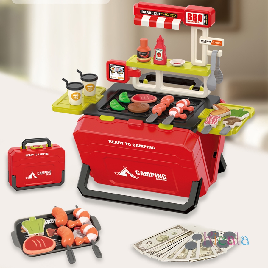 Kids BBQ Grill Playset Portabl - Food Storage Not Plastic recensione e prezzo