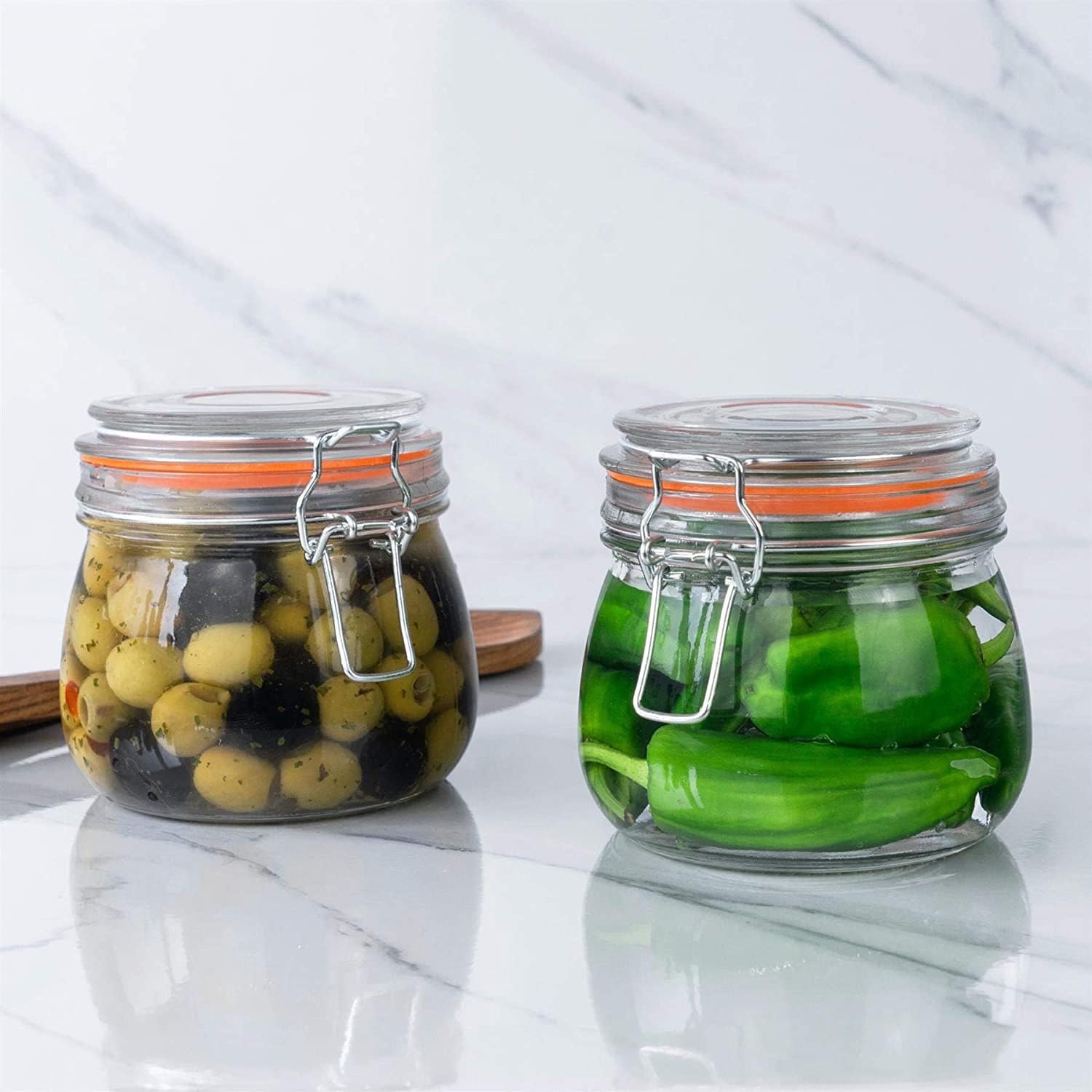 Hovico 25 oz Glass Jars With A - Mason Jar Wide Mouth recensione e prezzo
