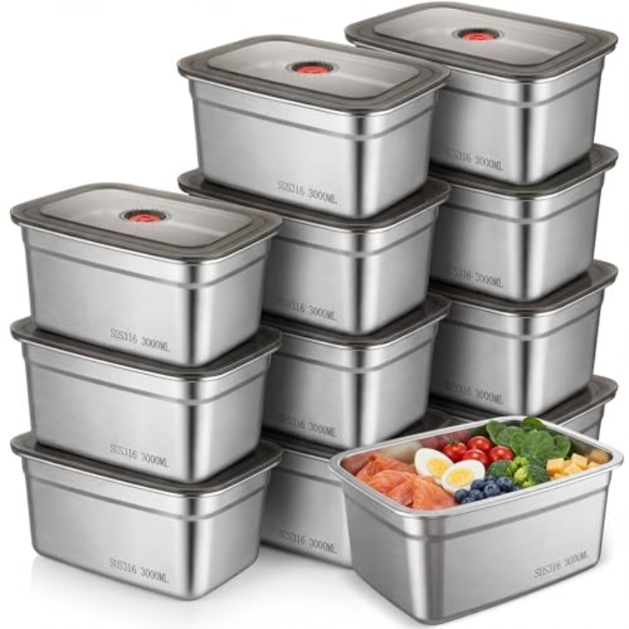 Kitchen use stainless steel fo - Food Storage Prep Containers recensione e prezzo