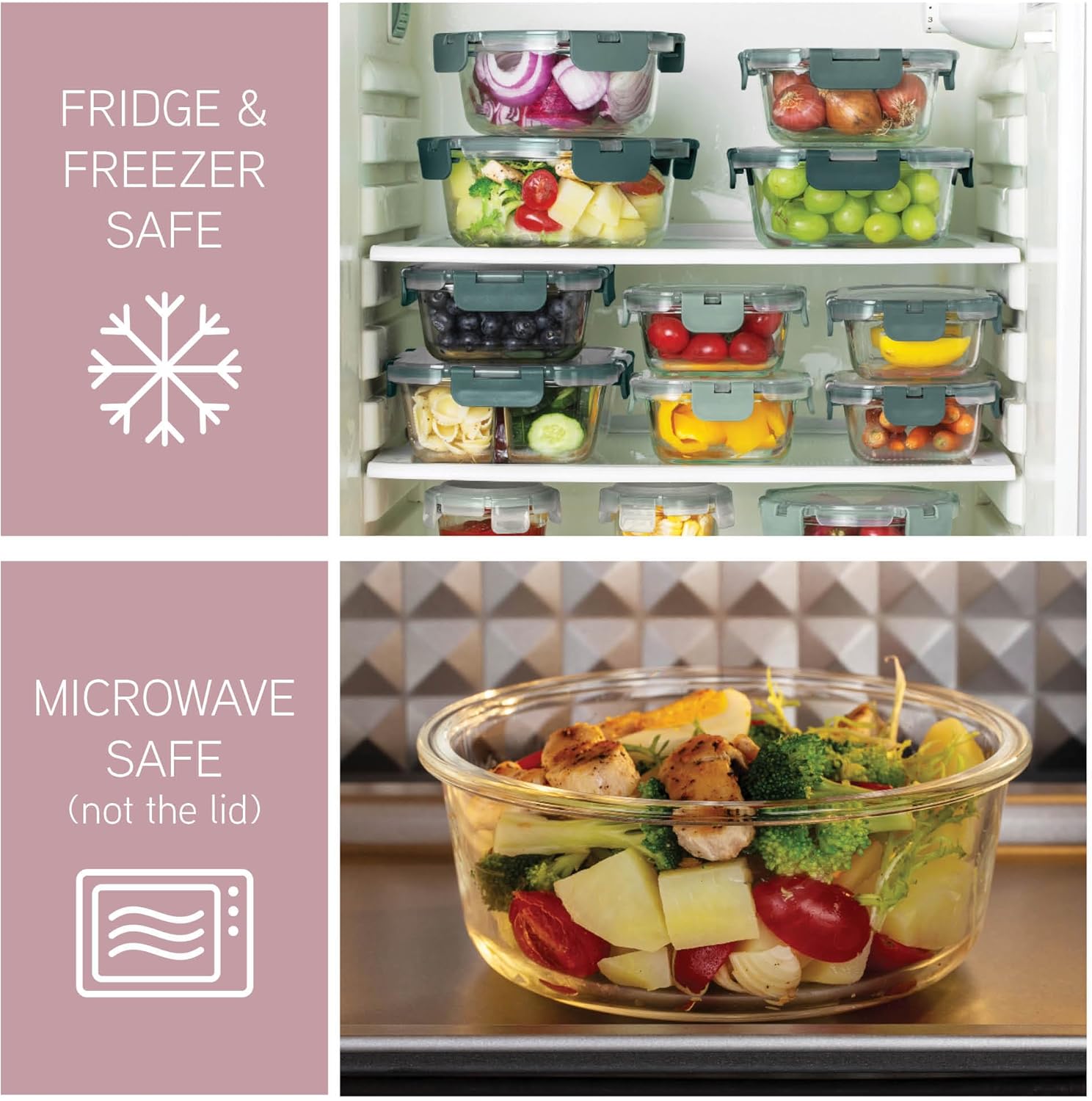 32-Pc Borosilicate Glass Food  - Food Storage Prep Containers recensione e prezzo