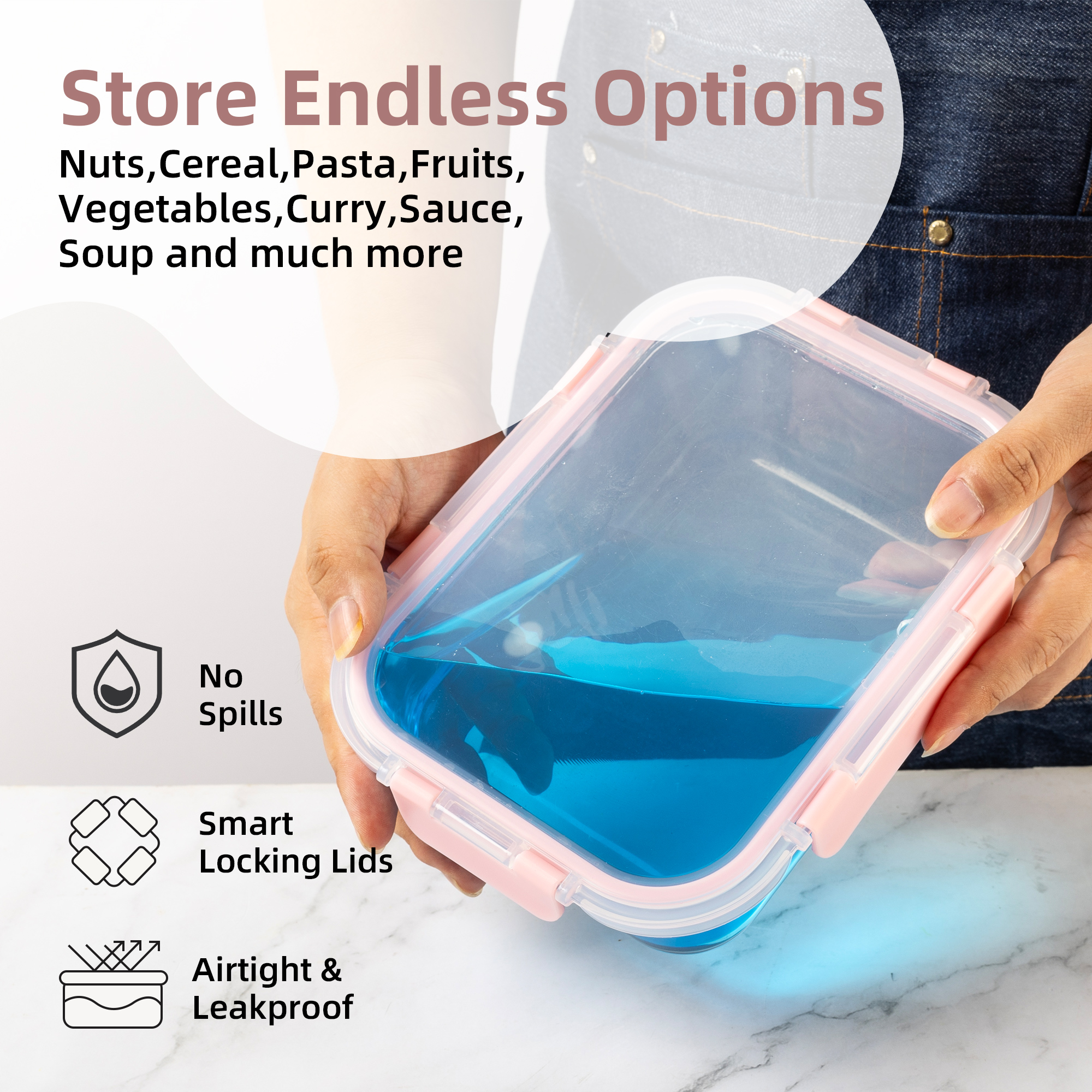 16-Piece Glass Food Storage Co - Food Storage Order recensione e prezzo