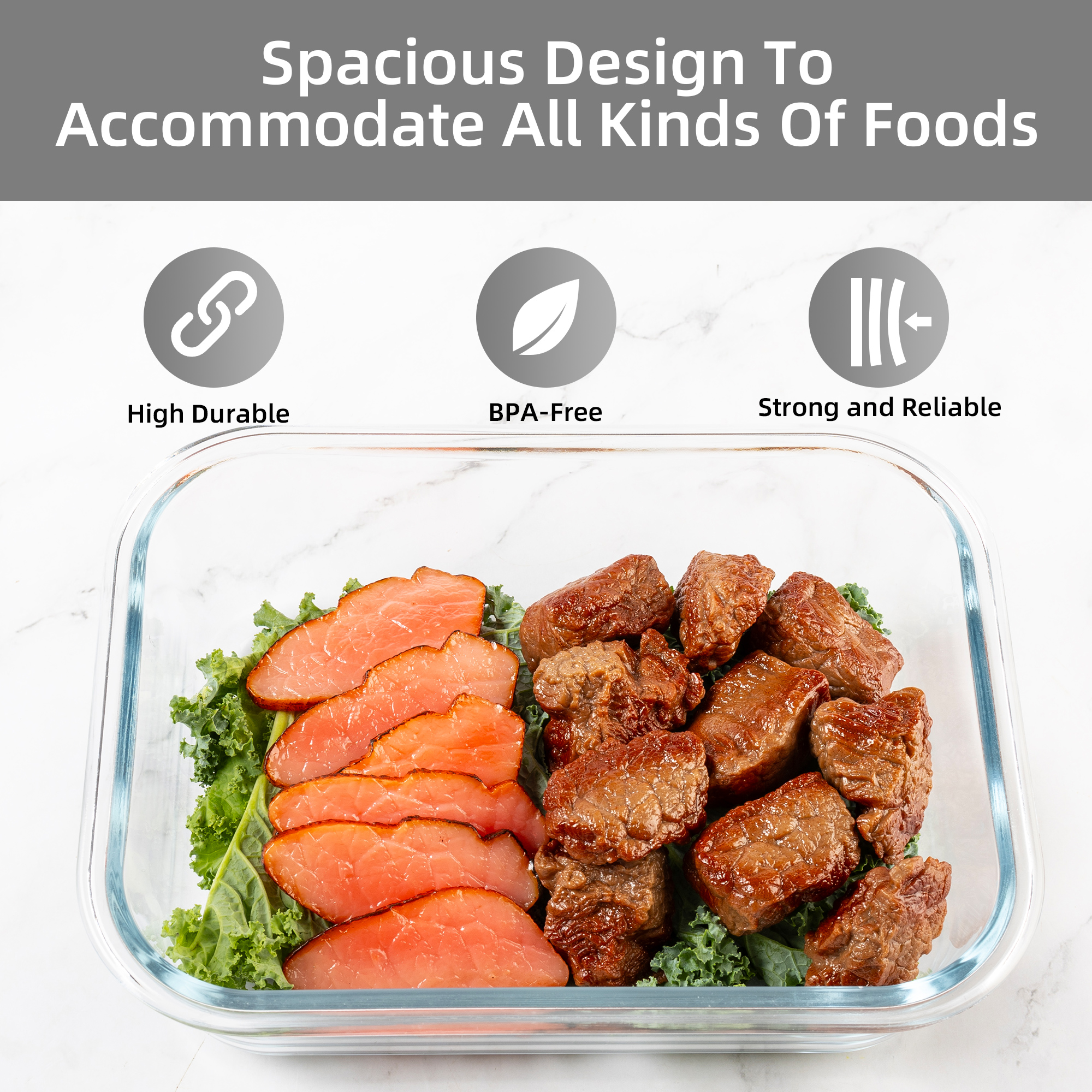 16-Piece Glass Food Storage Co - Food Storage Order recensione e prezzo