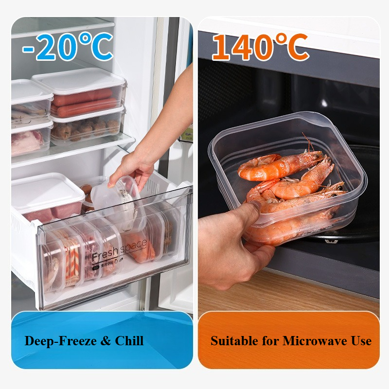 Food-Grade Freezing Container  - Food Storage Box Plastic recensione e prezzo