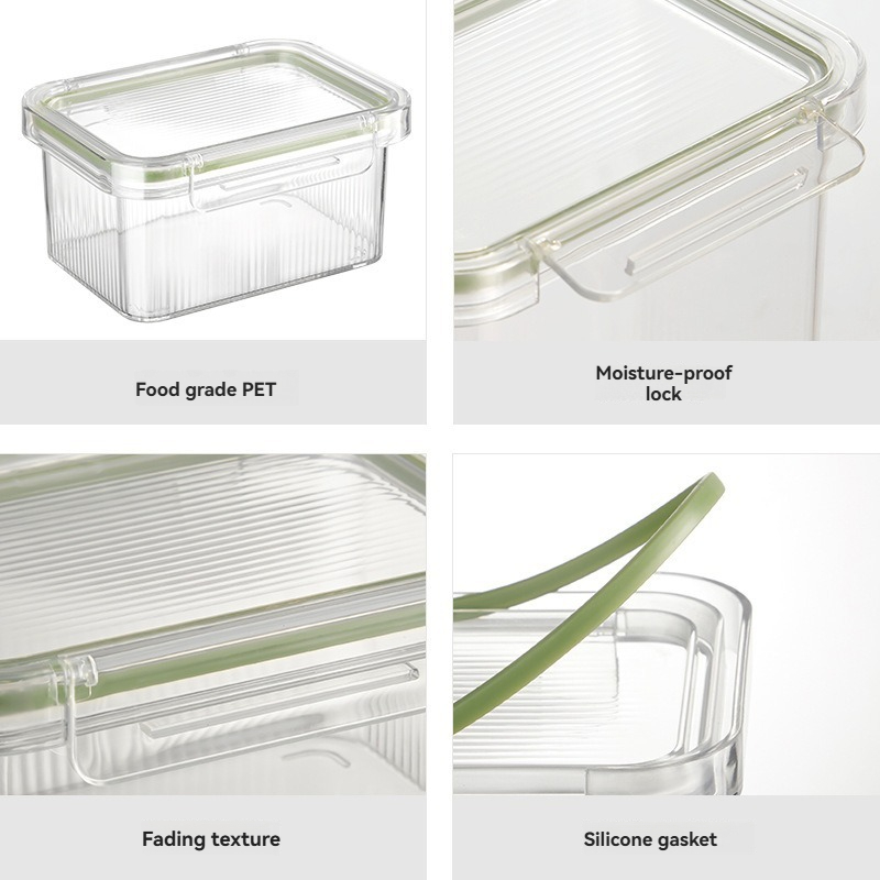 1 pc Rectangular storage conta - Food Storage Not Plastic recensione e prezzo