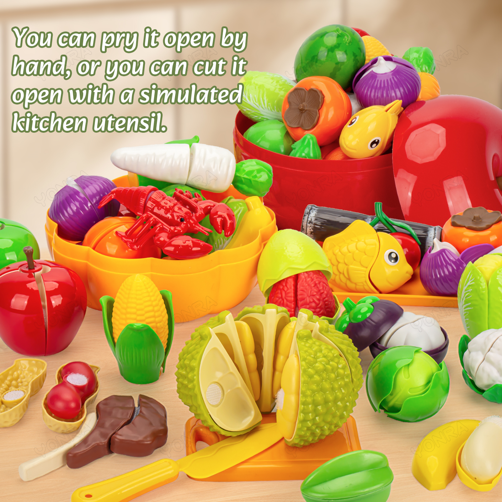 Cutting Play Food Toy for Kids - Food Storage Not Plastic recensione e prezzo