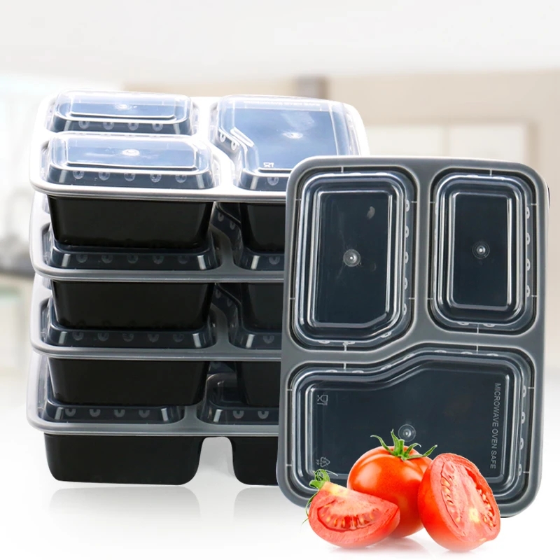 7 Pack 3 Compartment Meal Prep - Food Storage Drawer Organizer recensione e prezzo