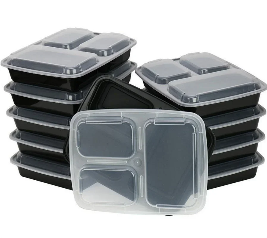 7 Pack 3 Compartment Meal Prep - Food Storage Drawer Organizer recensione e prezzo