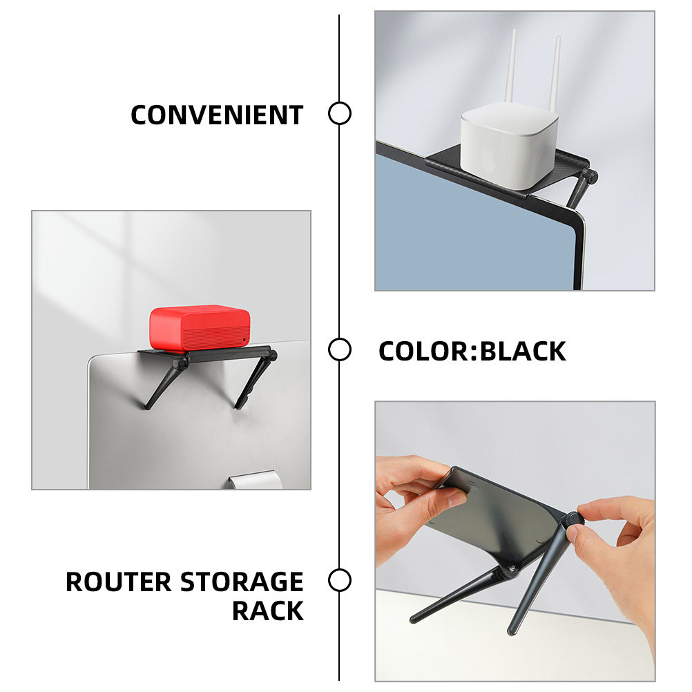 3Pcs Router Storage Rack TV Mo - Food Storage Box Plastic recensione e prezzo