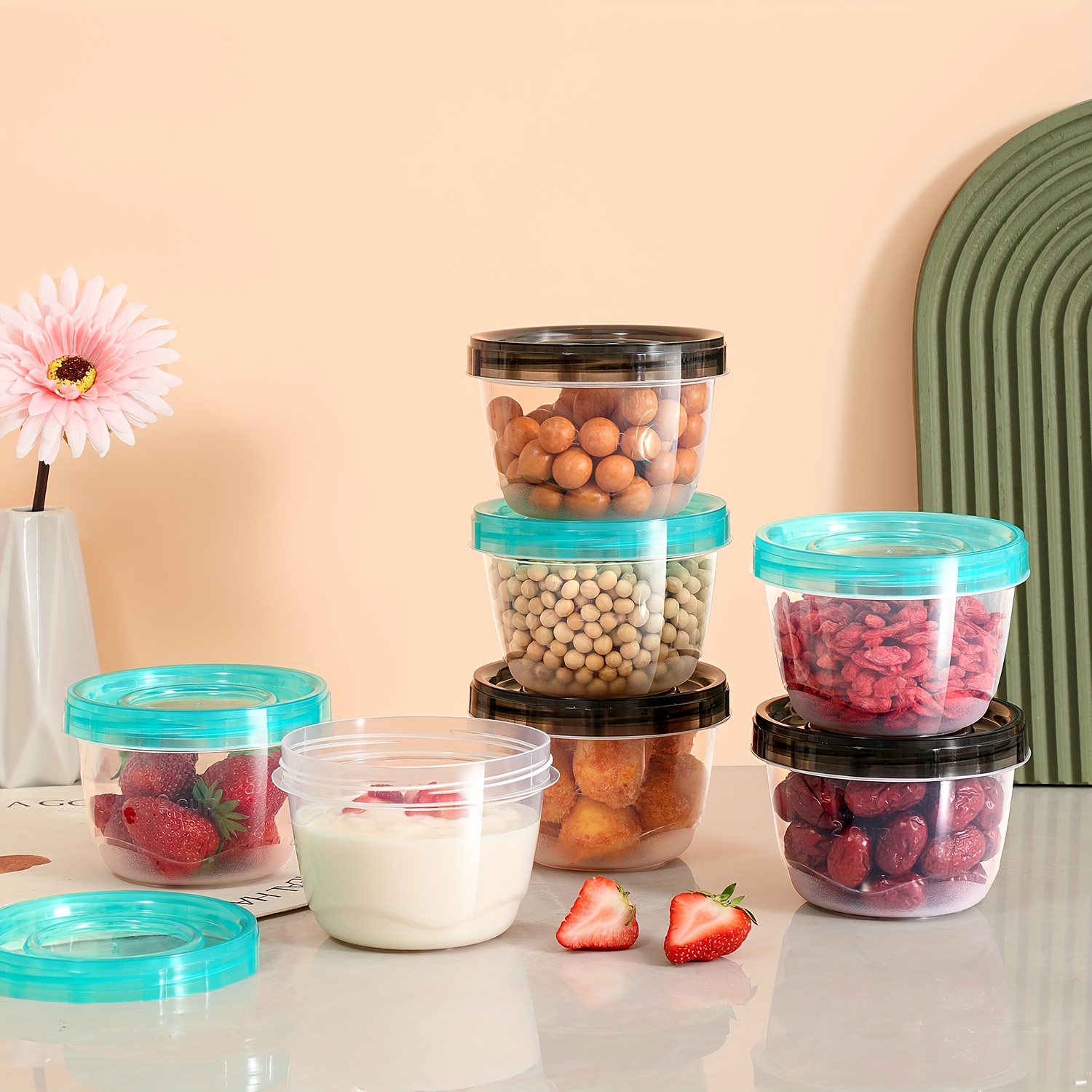 2 Transparent Sealed Food Stor - Food Storage Drawer Organizer recensione e prezzo