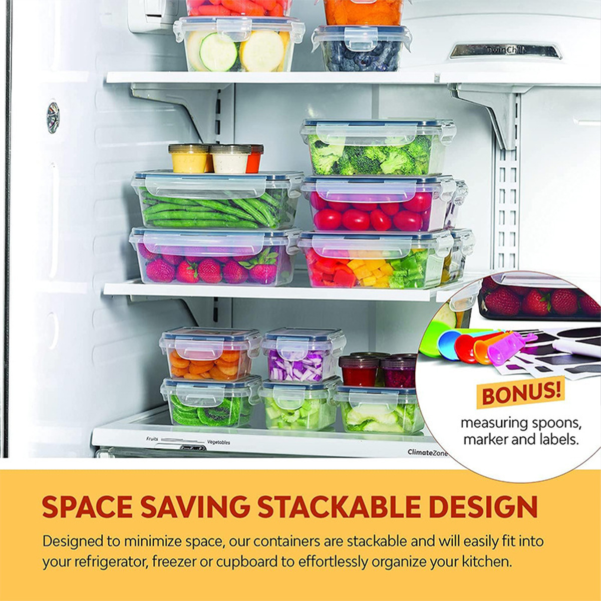 24Pcs/set Food Storage Box Set - Food Storage Drawer Organizer recensione e prezzo