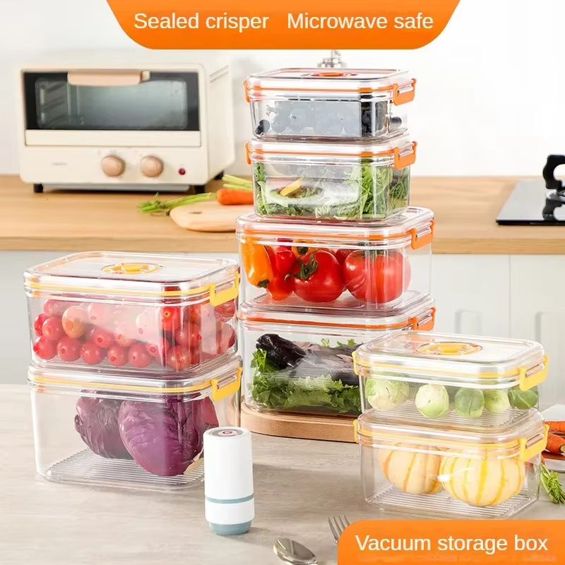 Vacuum Fresh-keeping Box Refri - Food Storage Drawer Organizer recensione e prezzo