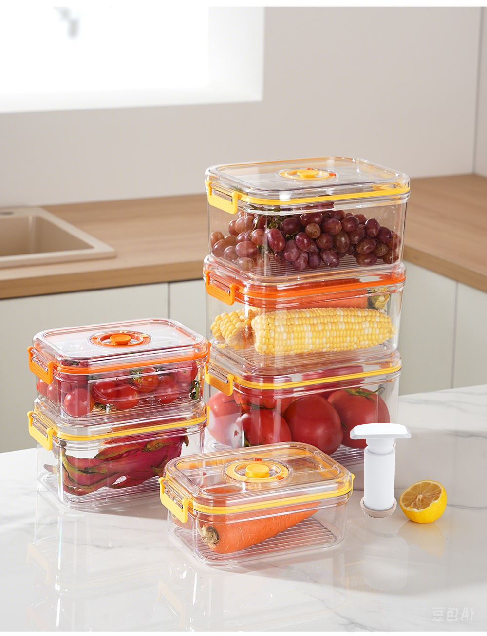 Vacuum Fresh-keeping Box Refri - Food Storage Drawer Organizer recensione e prezzo