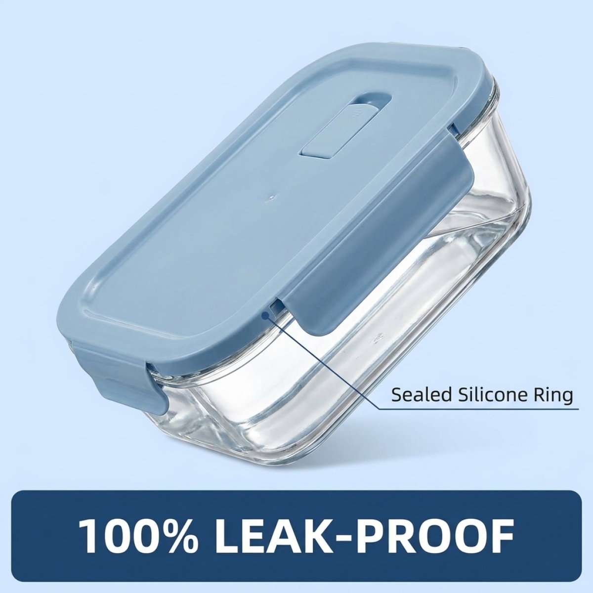 Sky Blue Glass Food Storage Co - Food Storage Prep Containers recensione e prezzo