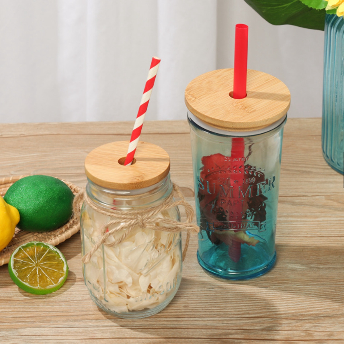 62/68/70/86mm Reusable Bamboo  - Mason Jar Wide Mouth recensione e prezzo