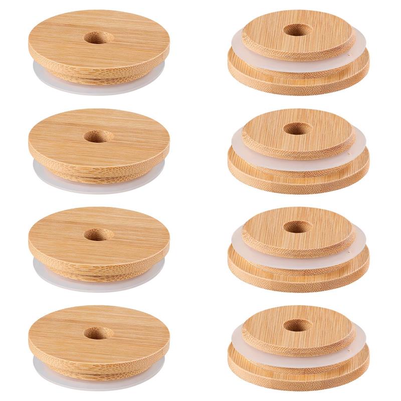 Jar Lids Straw Lid With Glass  - Mason Jar Wide Mouth recensione e prezzo