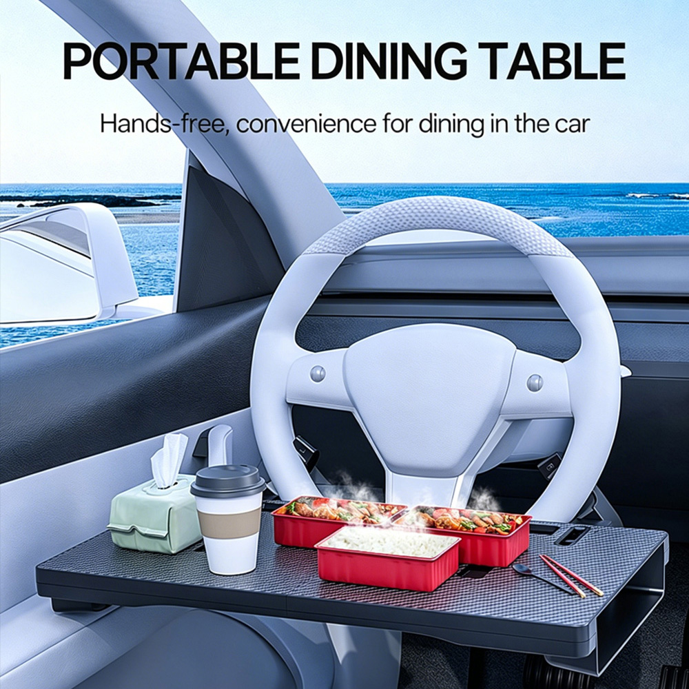 2-in-1 Foldable Car Steering W - Food Storage Order recensione e prezzo