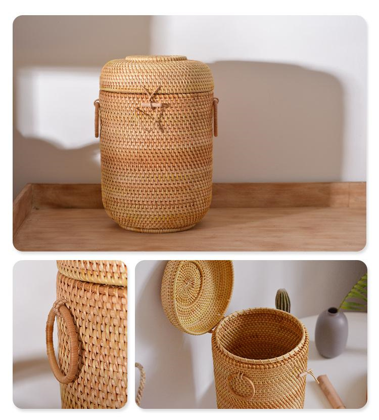 Handwoven Rattan Tea Storage B - Food Storage Drawer Organizer recensione e prezzo