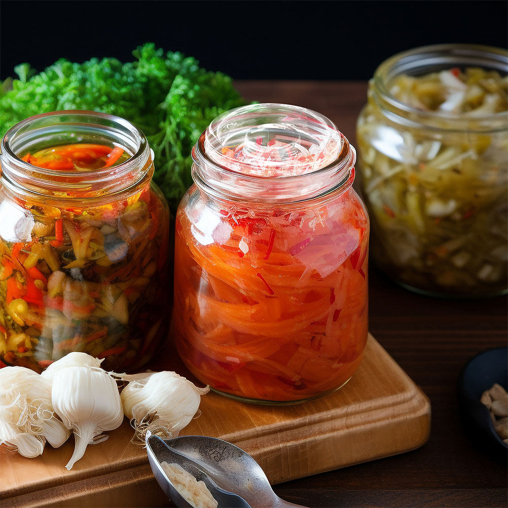 2Pcs Wide Mouth Fermenting Gla - Mason Jar Wide Mouth recensione e prezzo