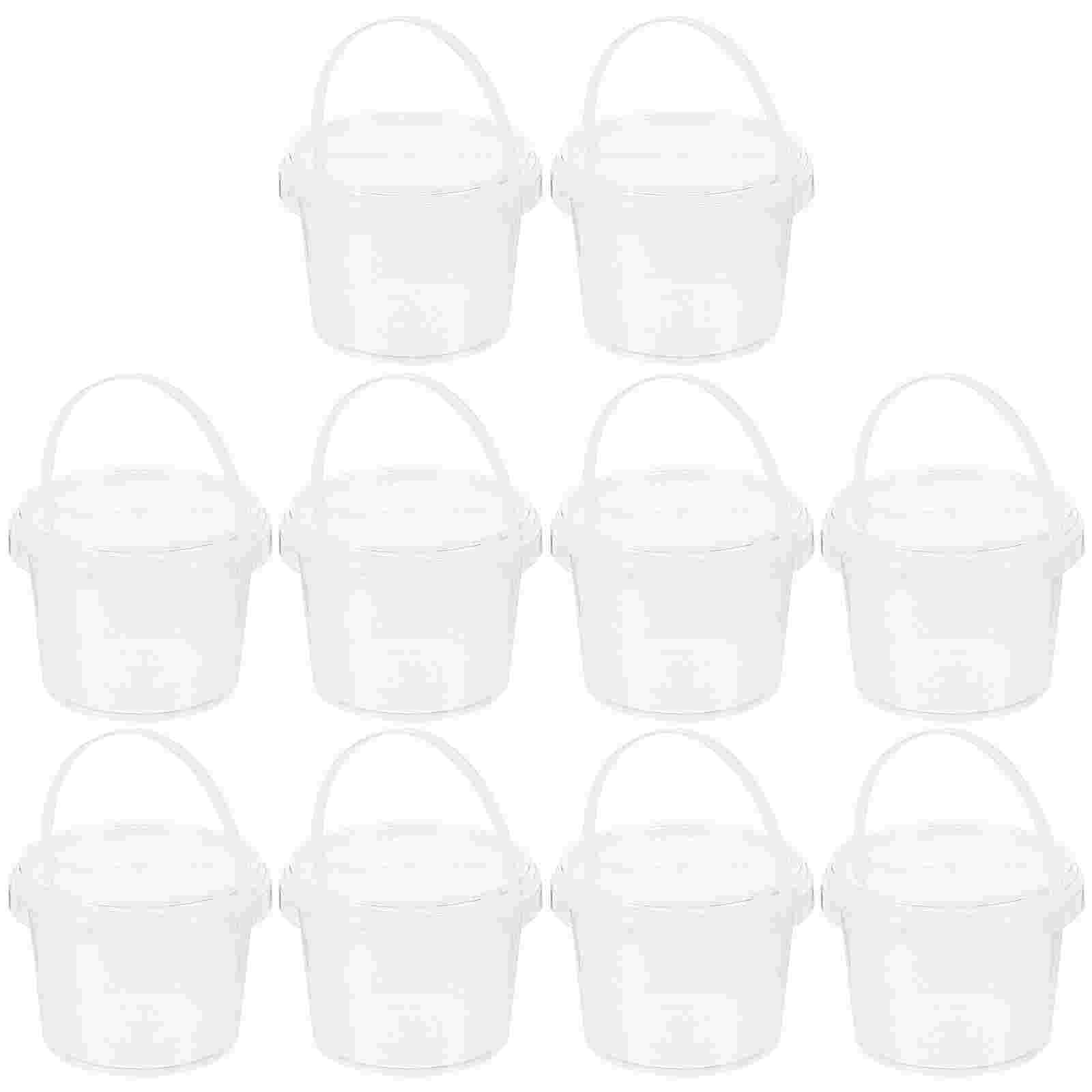 10 Pcs Plastic Storage Bucket  - Food Storage Not Plastic recensione e prezzo
