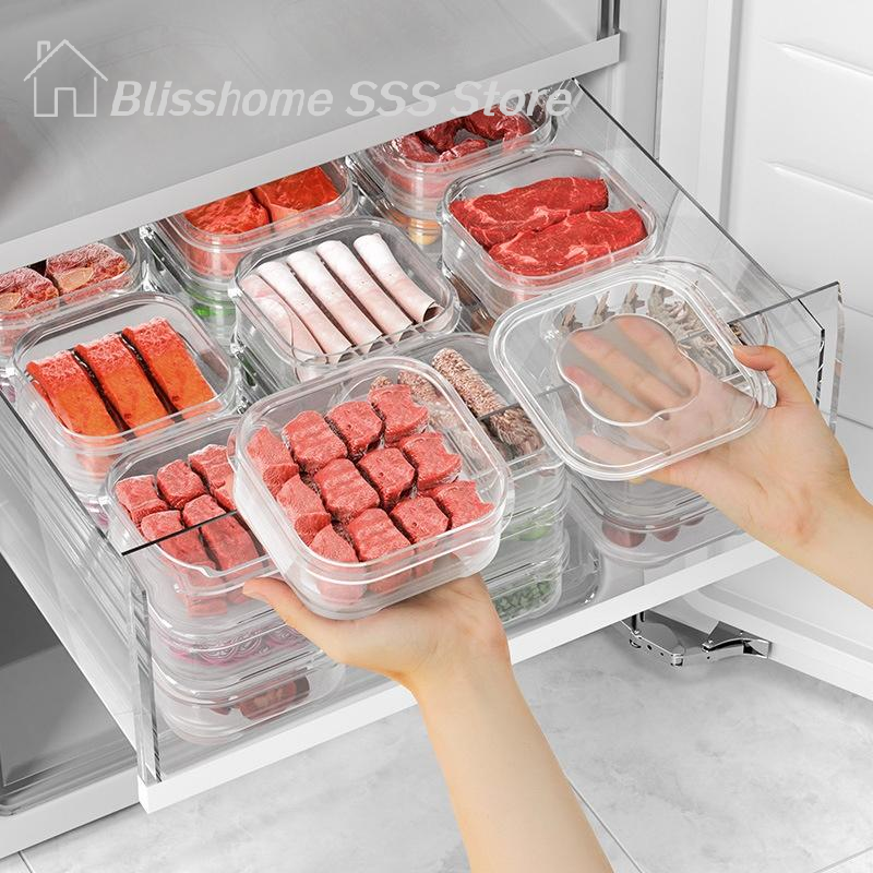 【S】5/10PCS Freeze Meat Preserv - Food Storage Drawer Organizer recensione e prezzo