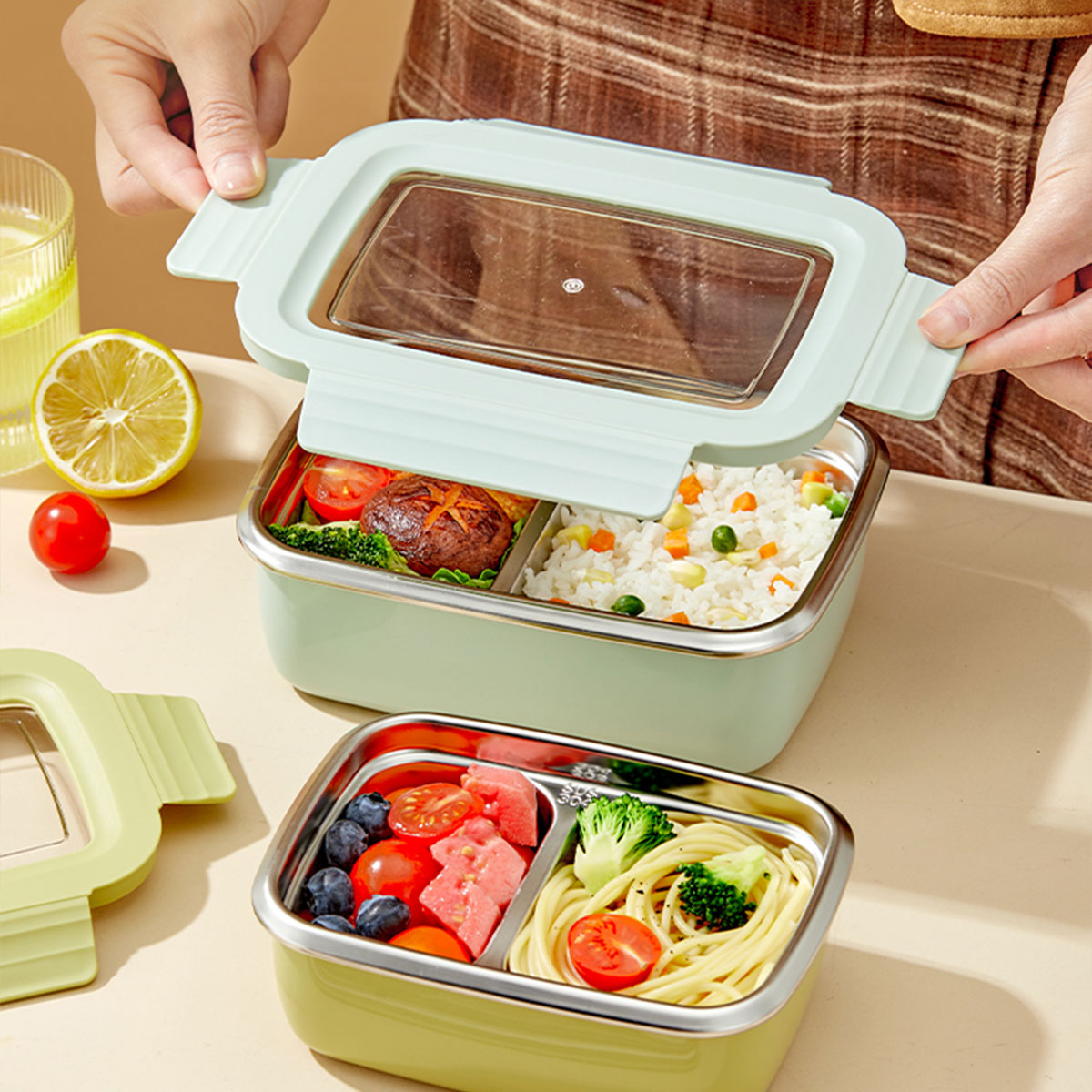 Microwave 304 Stainless Steel  - Food Storage Drawer Organizer recensione e prezzo