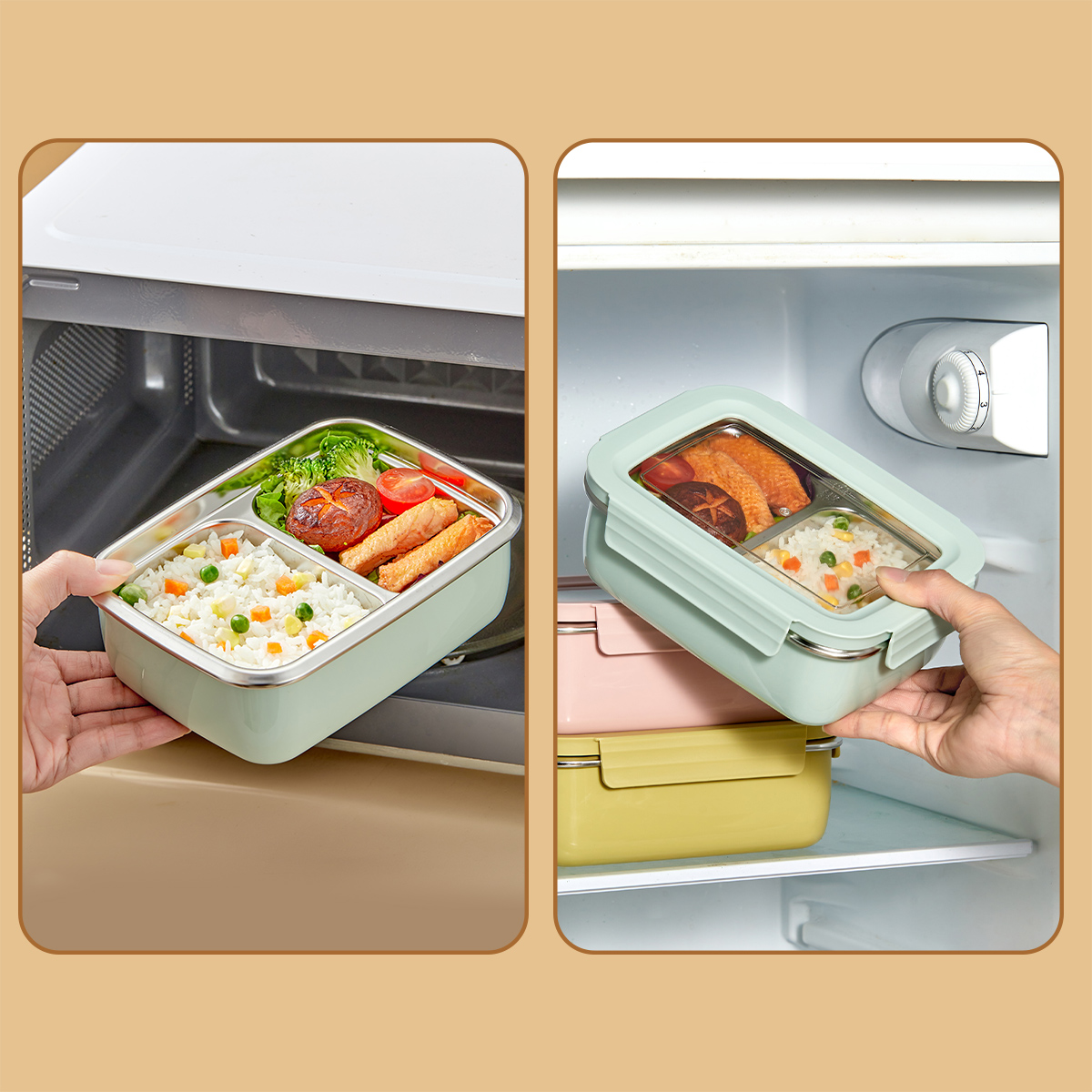 Microwave 304 Stainless Steel  - Food Storage Drawer Organizer recensione e prezzo