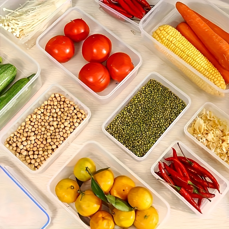 8Pcs Set Includes 4 Containers - Food Storage Drawer Organizer recensione e prezzo
