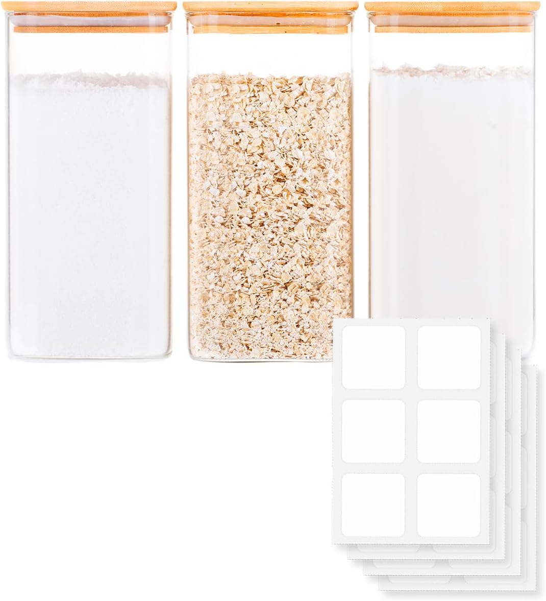 Glass Food Storage Jars with A - Food Storage Airtight recensione e prezzo
