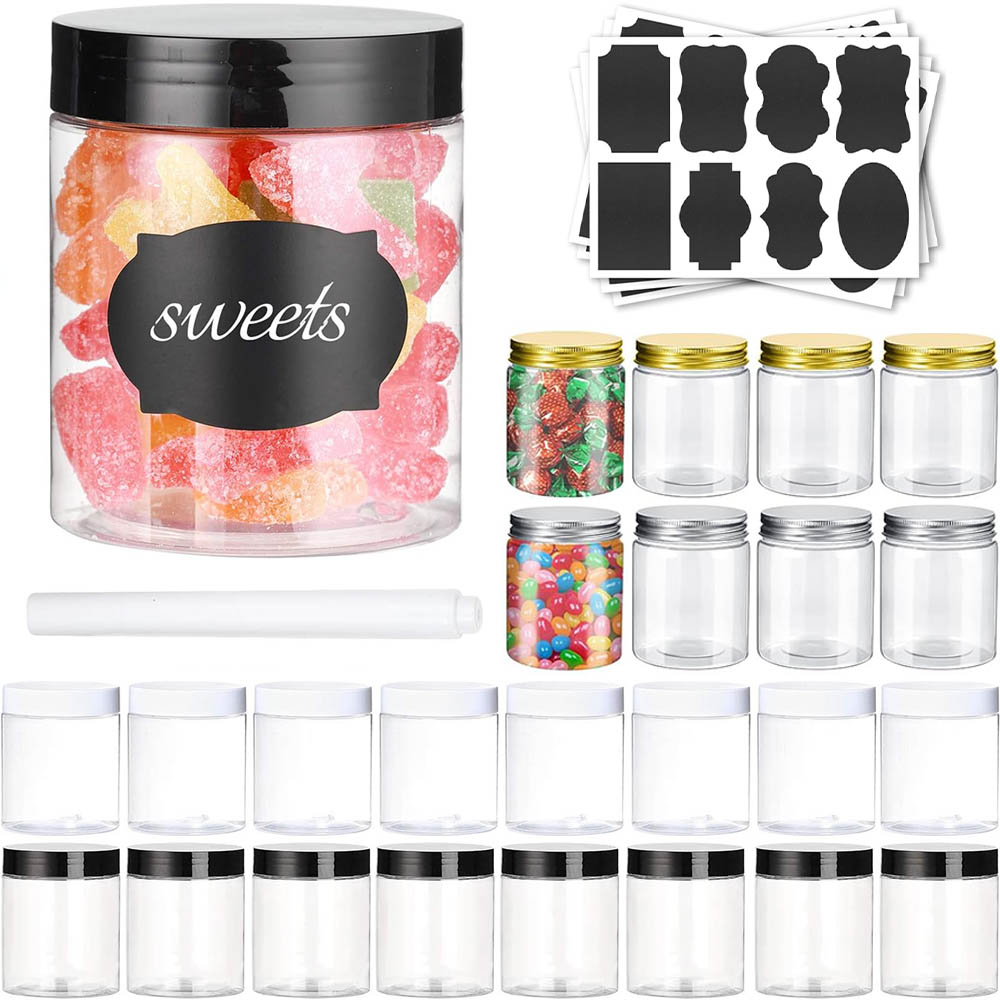 8OZ Plastic Jars with Lids, Cl - Food Storage Not Plastic recensione e prezzo