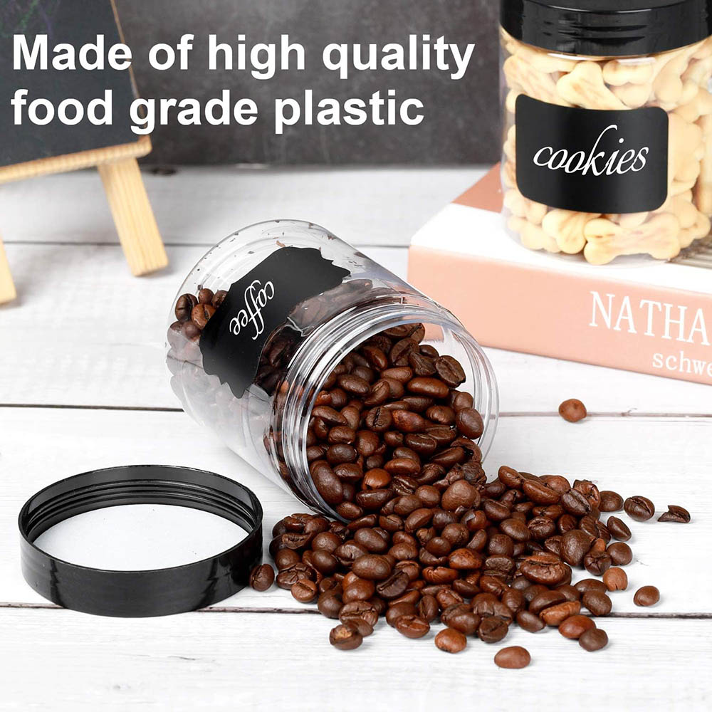 8OZ Plastic Jars with Lids, Cl - Food Storage Not Plastic recensione e prezzo