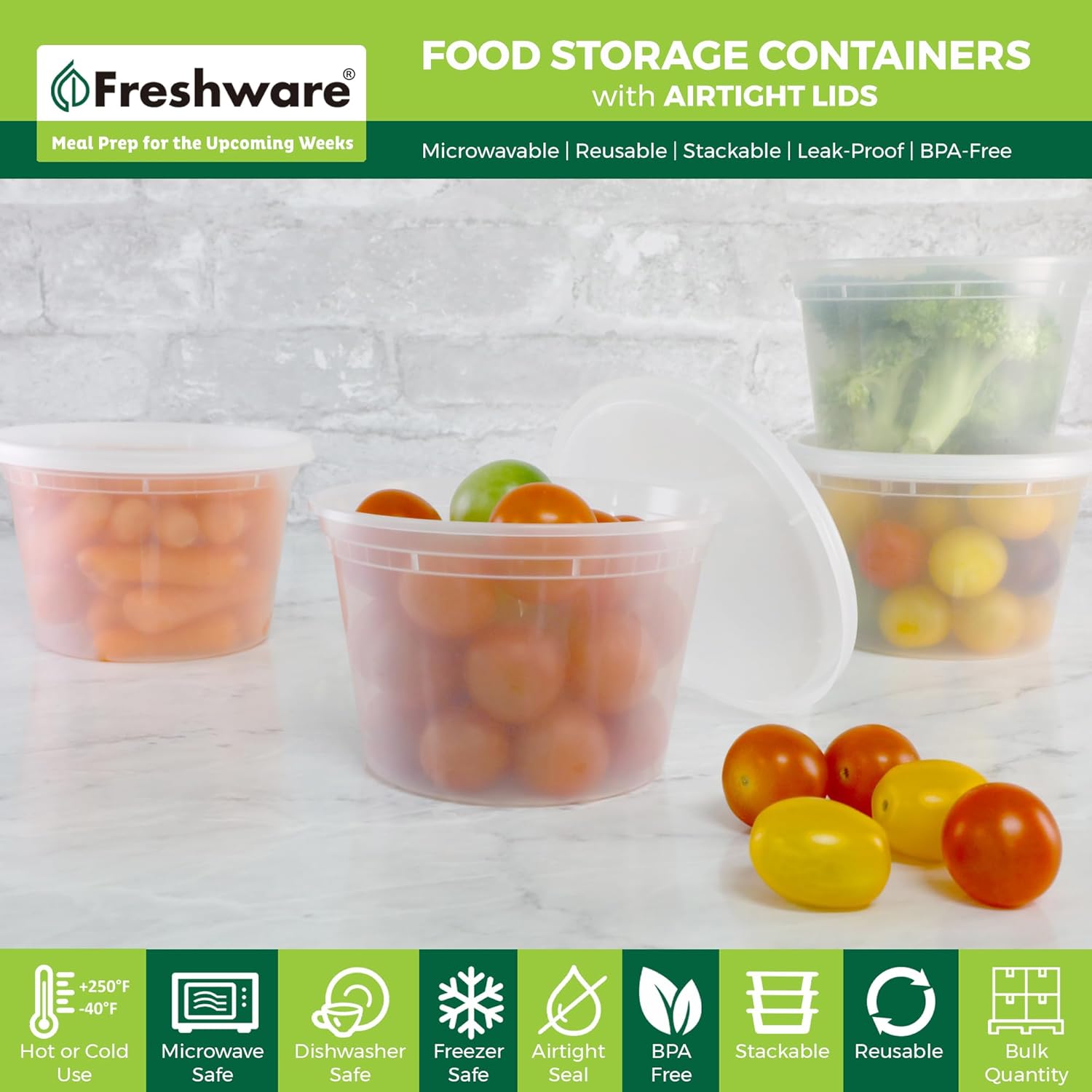 Plastic Food Storage Container - Food Storage Prep Containers recensione e prezzo