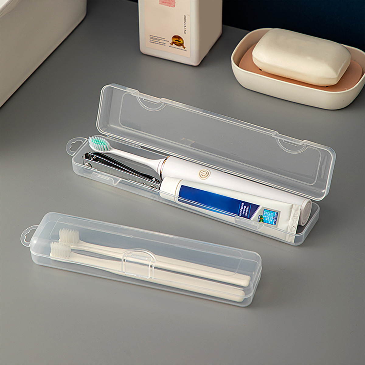 WORTHBUY Toothbrush Box Transp - Food Storage Drawer Organizer recensione e prezzo