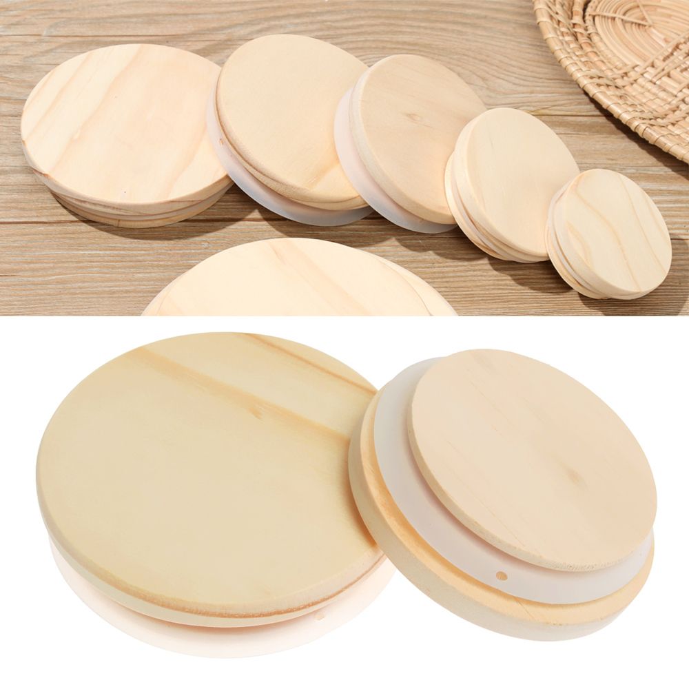 Various Sizes Reusable Wooden  - Mason Jar Wide Mouth recensione e prezzo