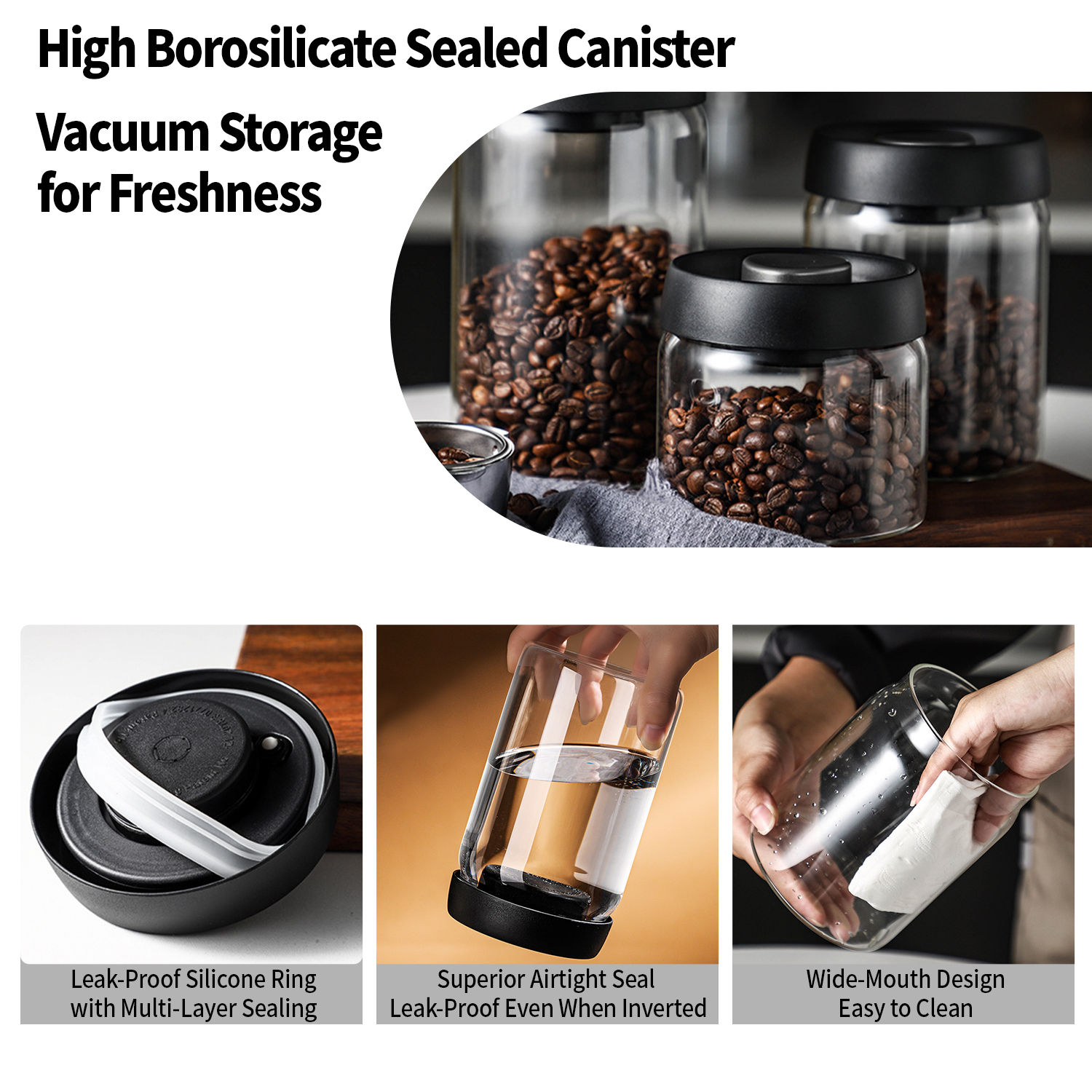 OANKR Vacuum Coffee Canister 5 - Food Storage Order recensione e prezzo