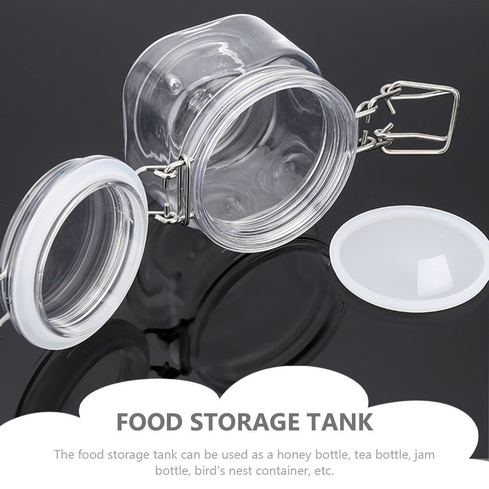 2Pcs Sealed Storage Jars Trans - Food Storage Plastic recensione e prezzo