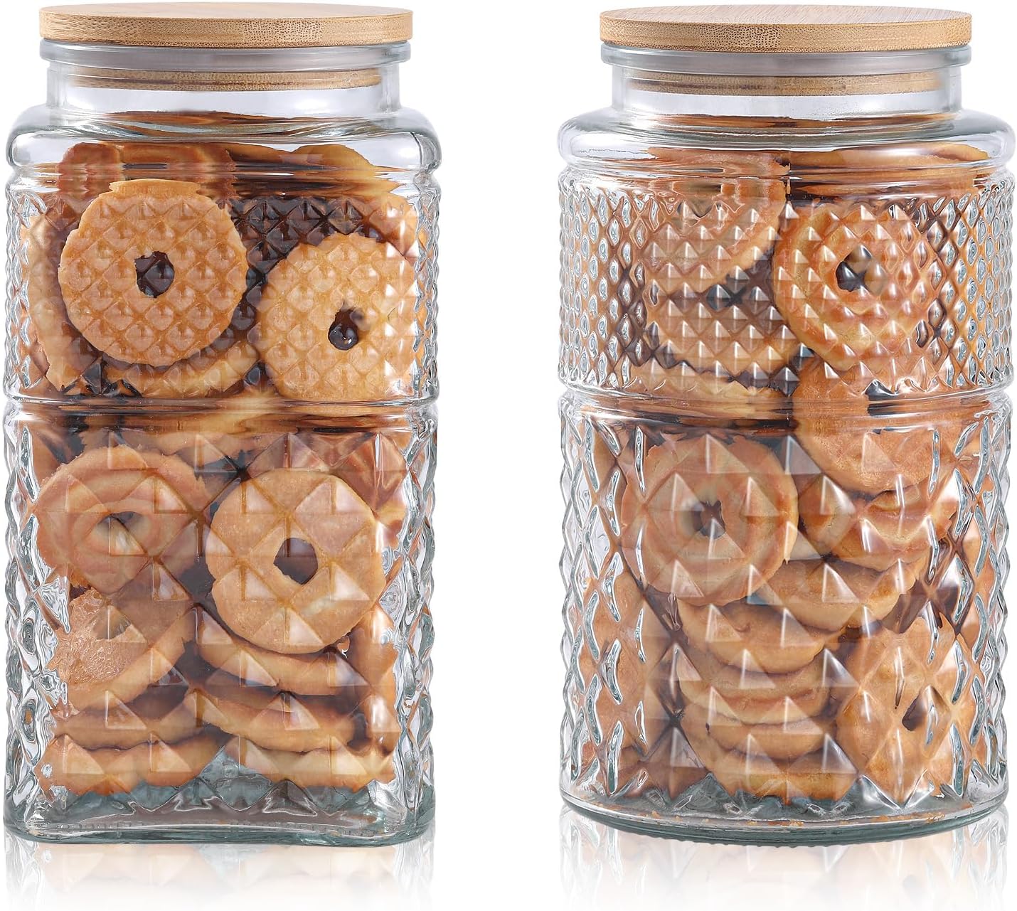 0.7Gallon/2600ml Glass Cookie  - Food Storage Airtight recensione e prezzo