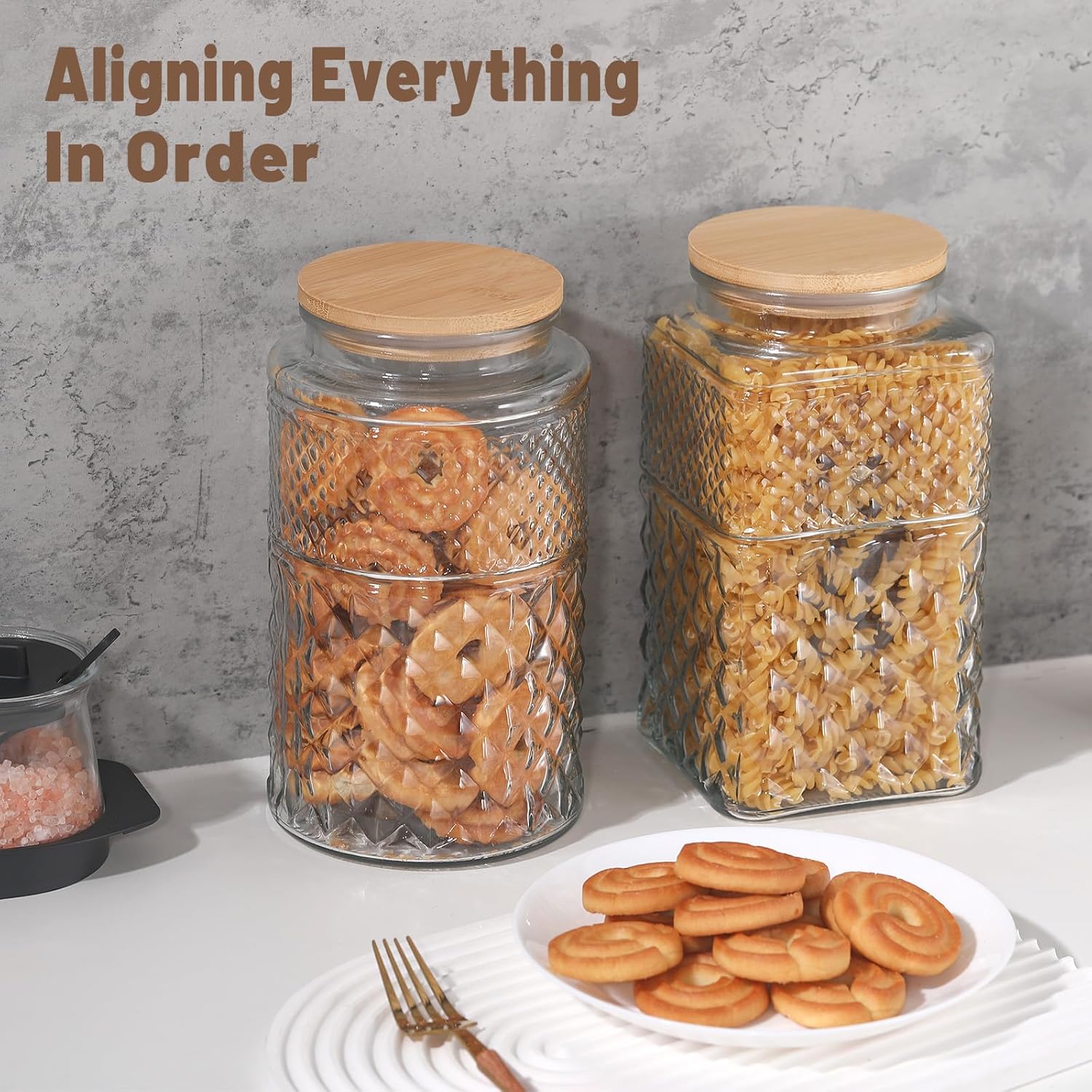 0.7Gallon/2600ml Glass Cookie  - Food Storage Airtight recensione e prezzo